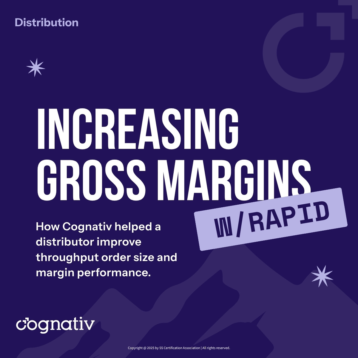 Cognativ case study cover for improving distribution throughput and gross margins