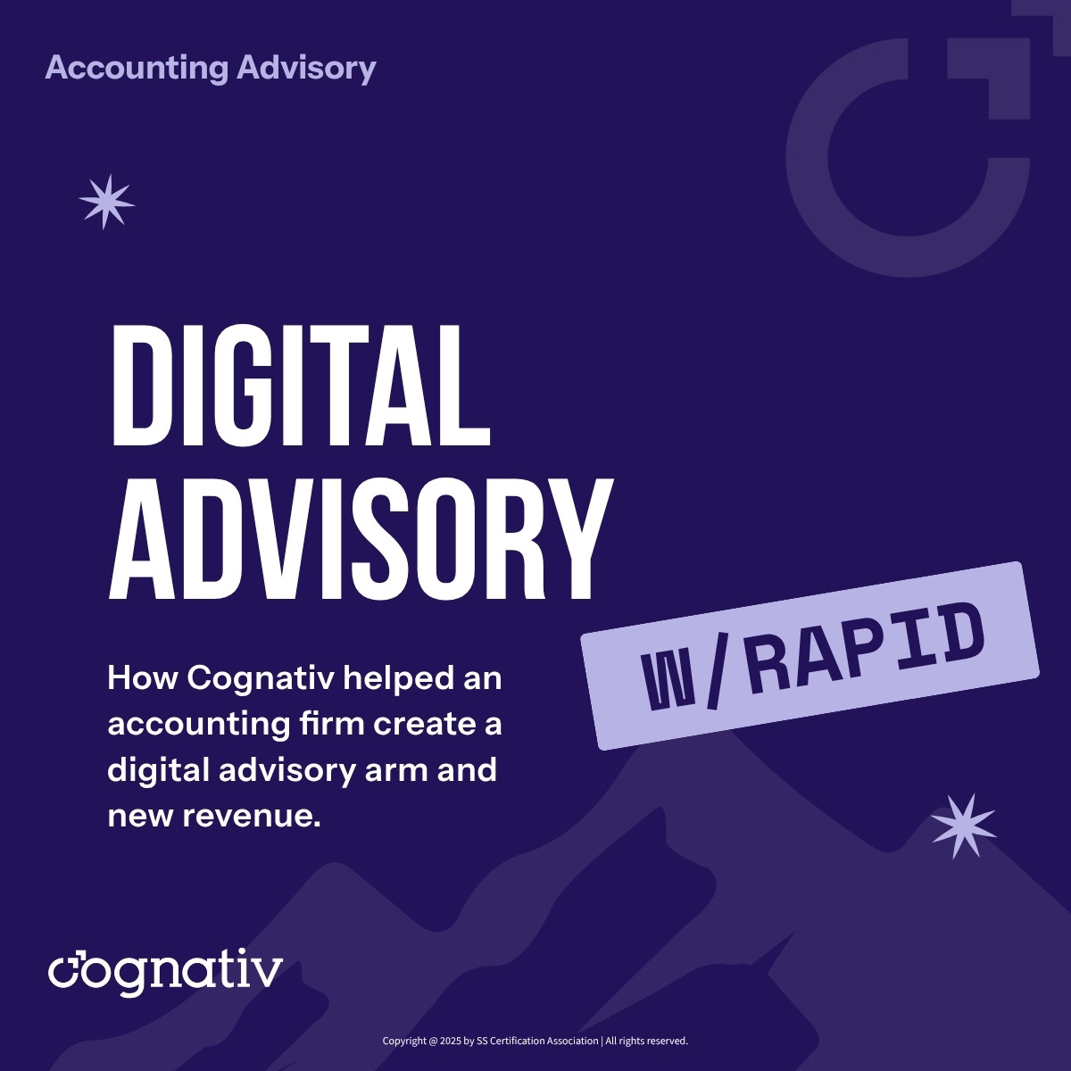 Cognativ case study cover for launching a digital advisory practice