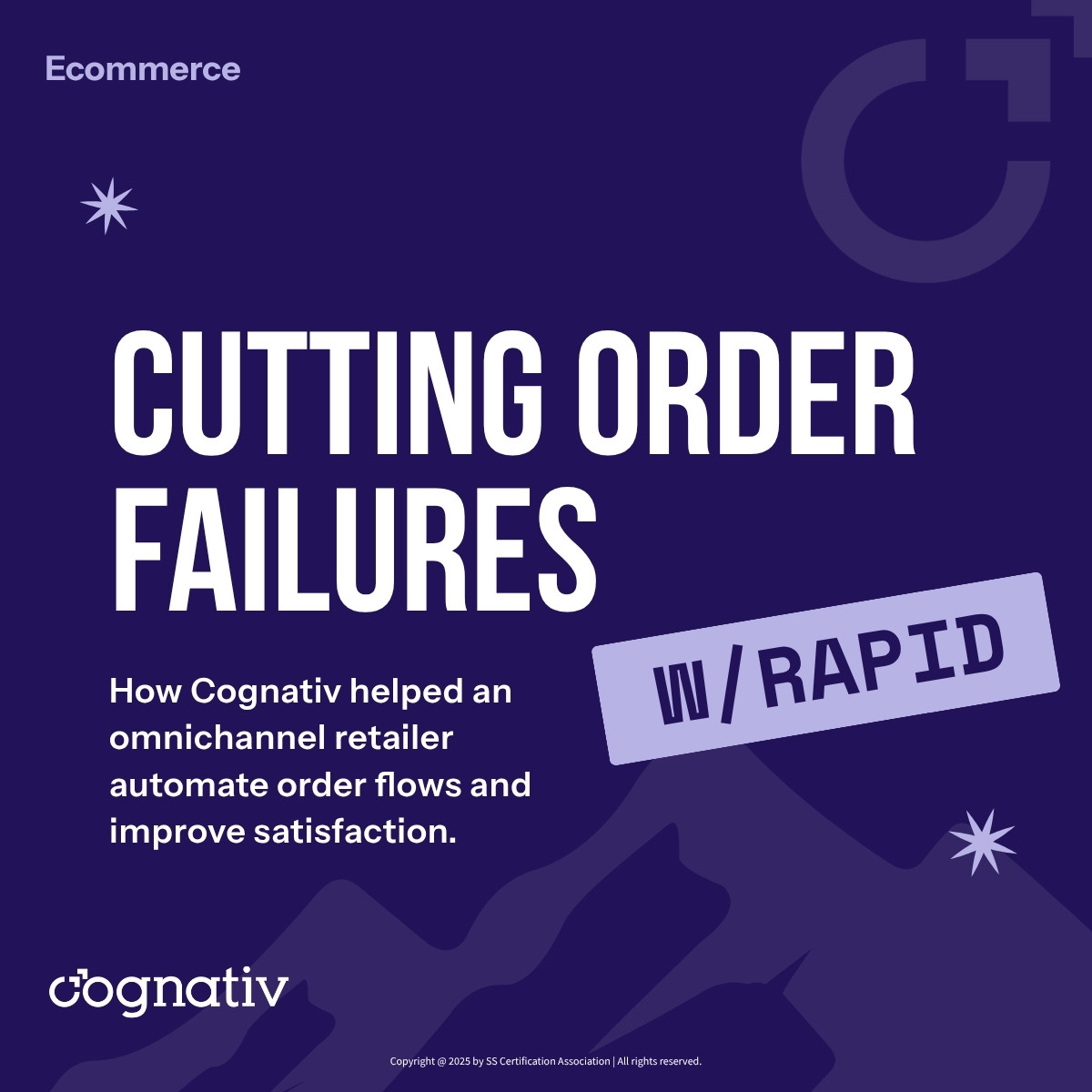 Cognativ case study cover for cutting order failures in ecommerce operations
