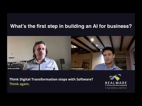 What's the first step in building an AI for business video thumbnail