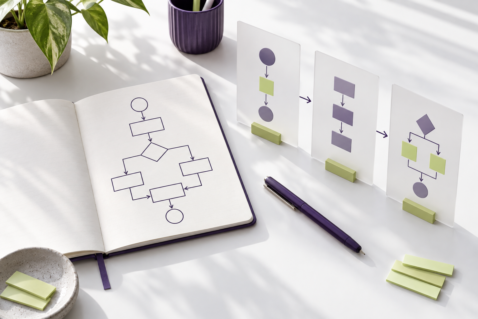 Conceptual illustration of a workflow