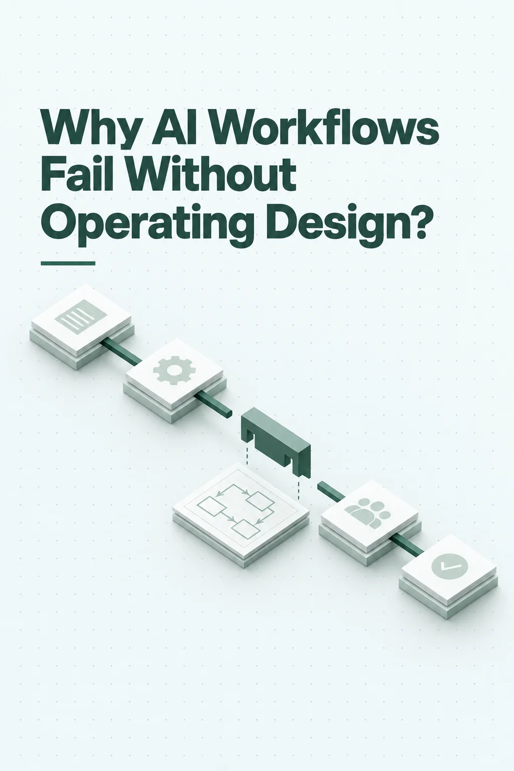 Why AI Workflows Fail Without Operating Design? cover