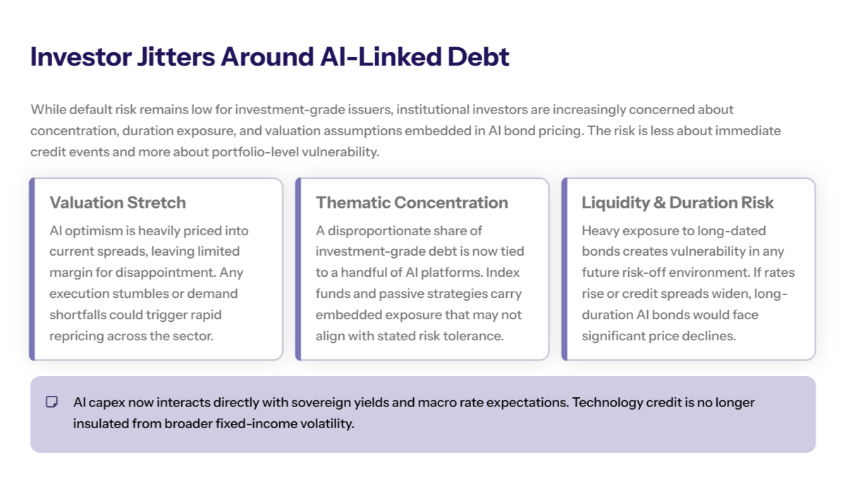 Playbook-style diagram for CFOs mapping AI projects into tiers—core, adjacent, exploratory—with different funding approaches and risk thresholds for each category.