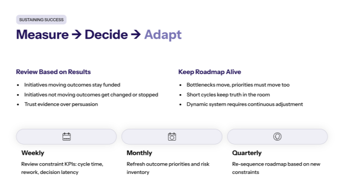 Sustain non-political prioritization