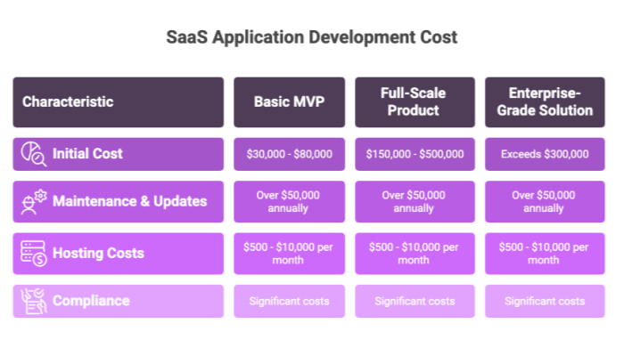 SaaS Application Development Cost