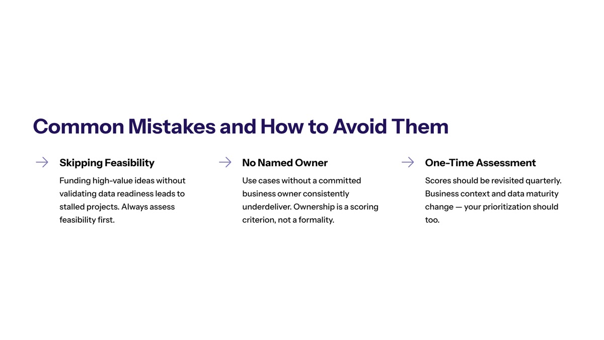 Common Assessment Mistakes and Implementation visual