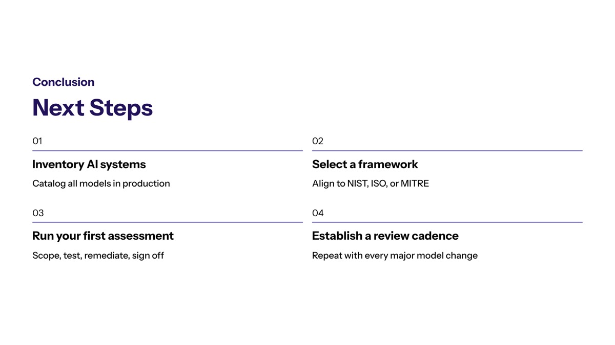 Conclusion and Next Steps visual