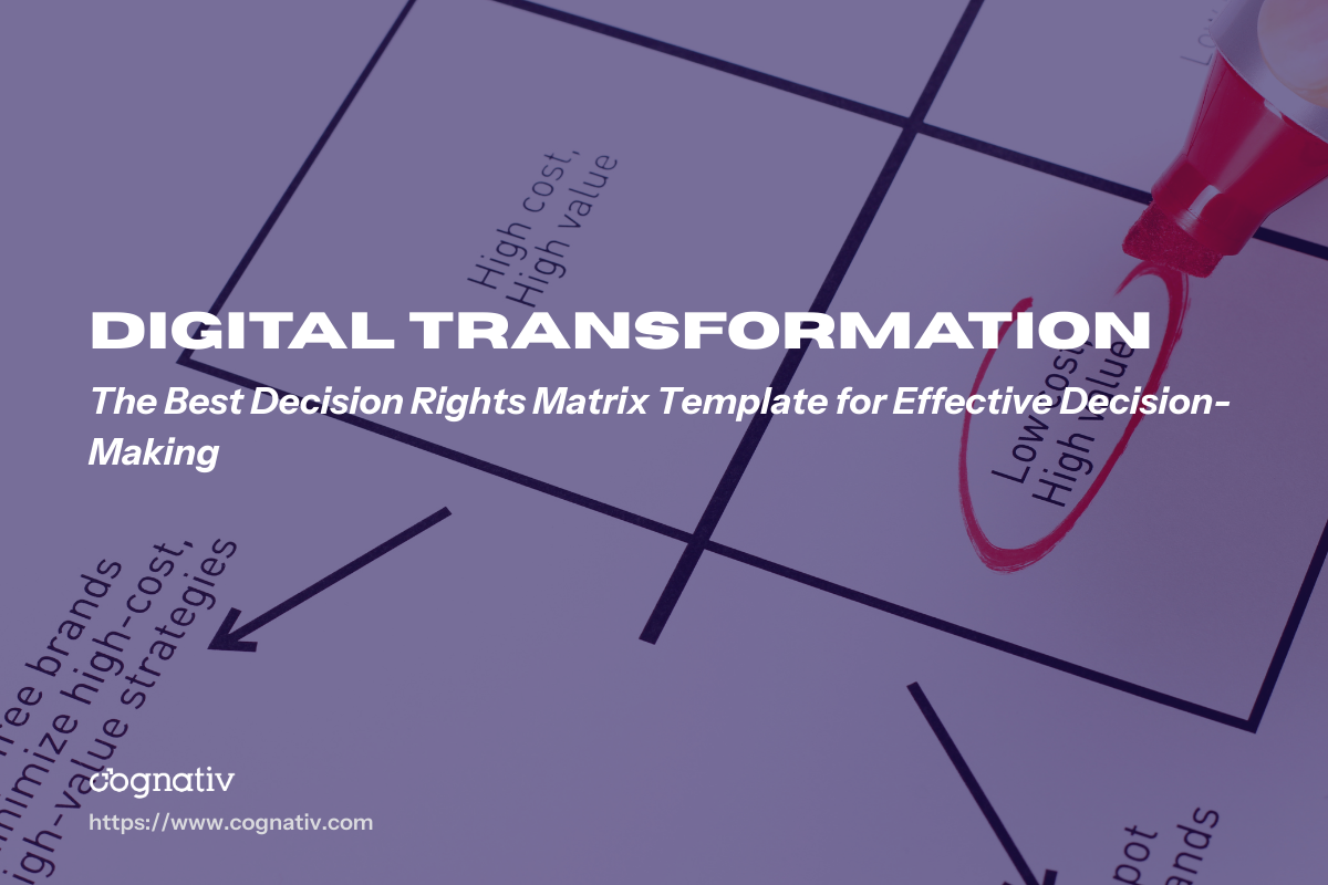 Decision Rights Matrix Template for Effective Decision Making