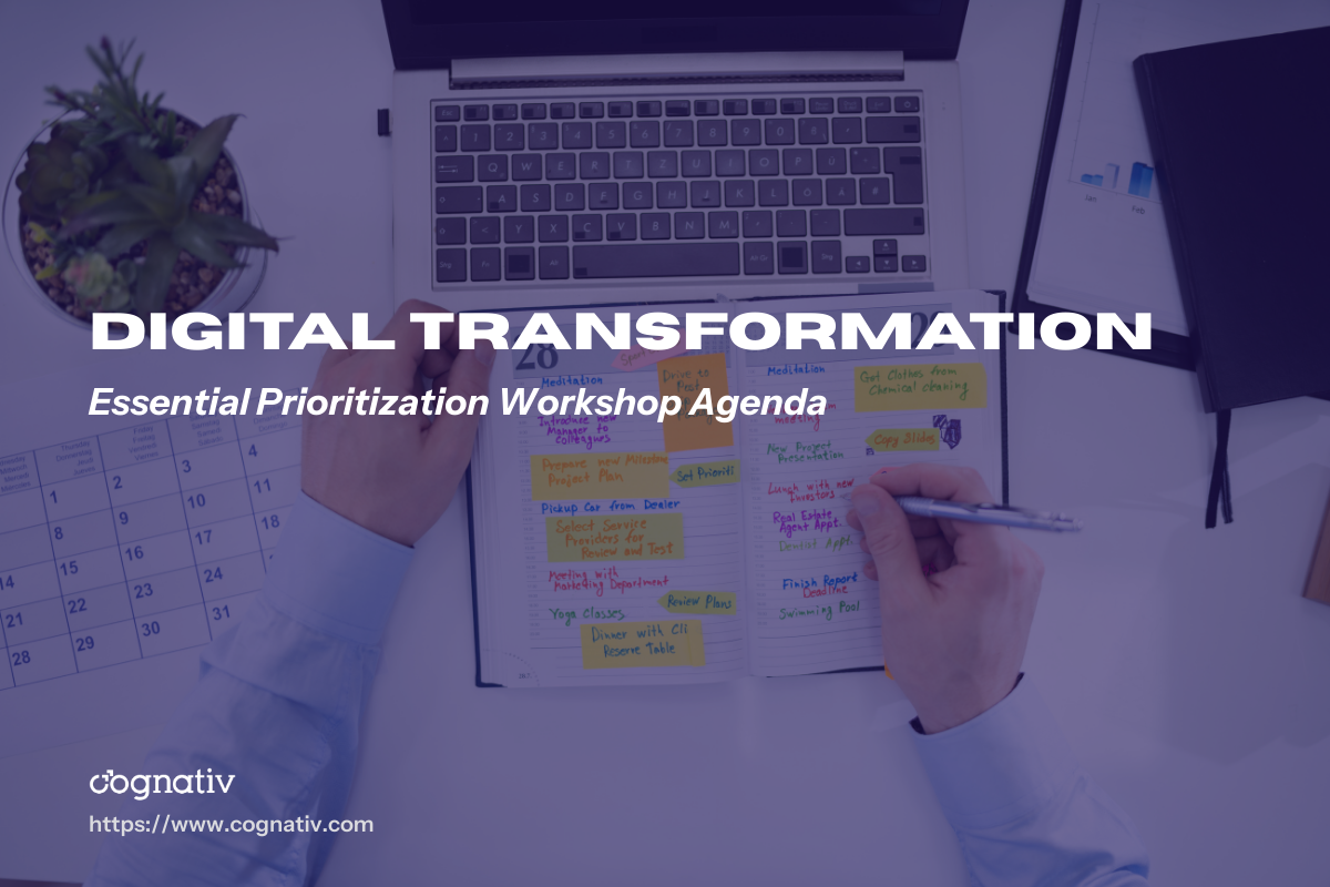 Prioritization Workshop Agenda for Effective Decision Making