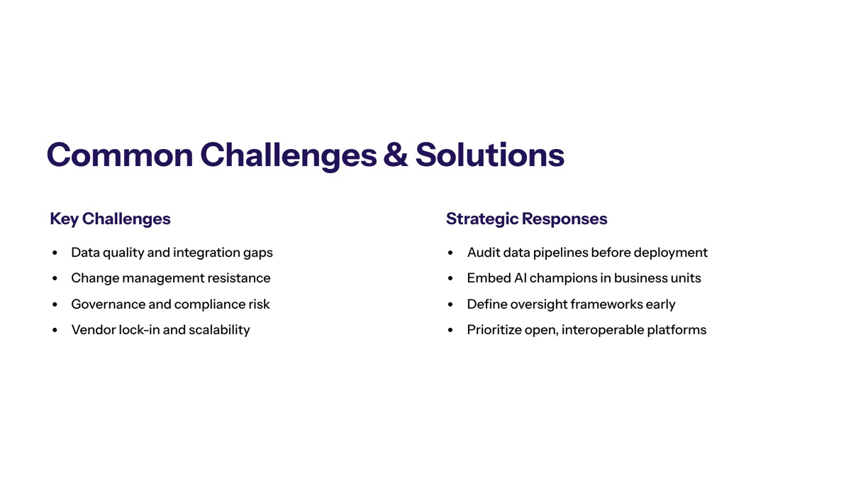 Common Challenges and Solutions section visual