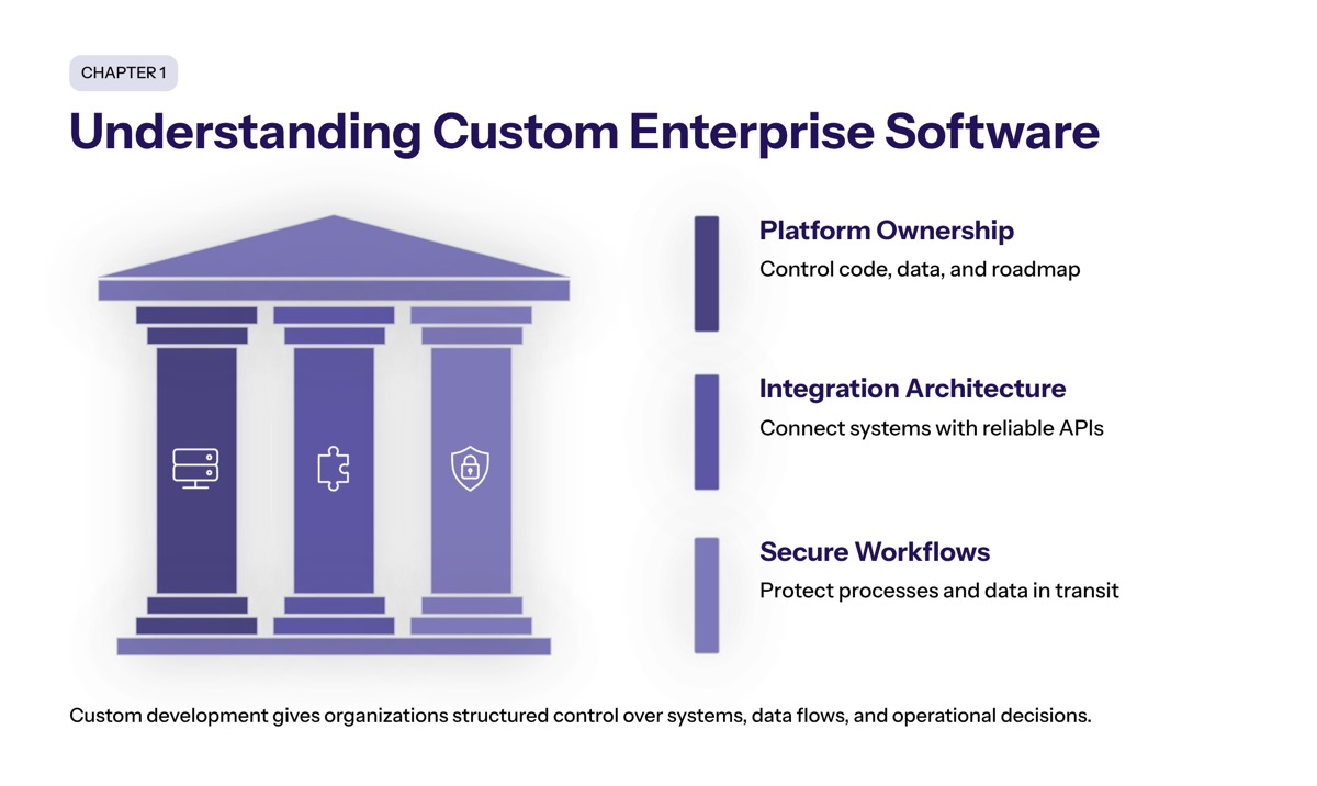 Understanding Custom Enterprise Software Development section visual