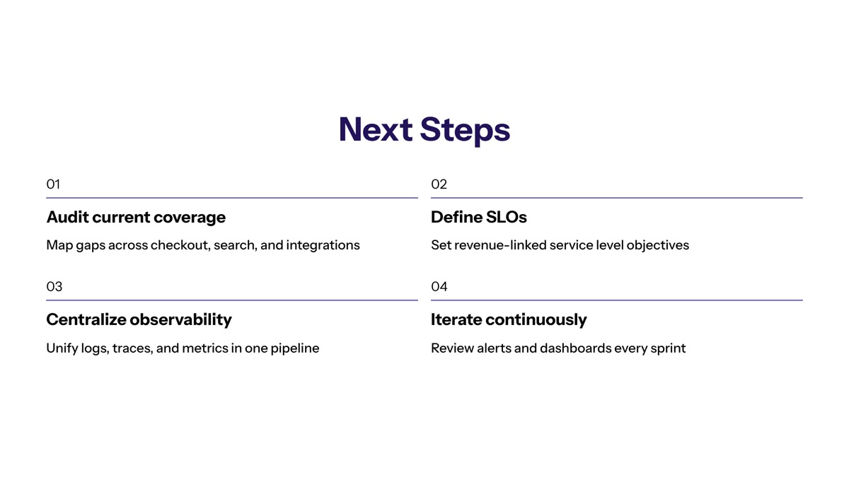 Conclusion and Next Steps section visual
