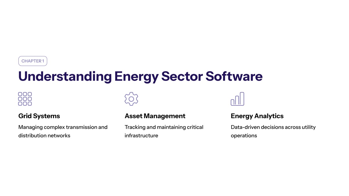 Understanding Energy Sector Software Development section visual