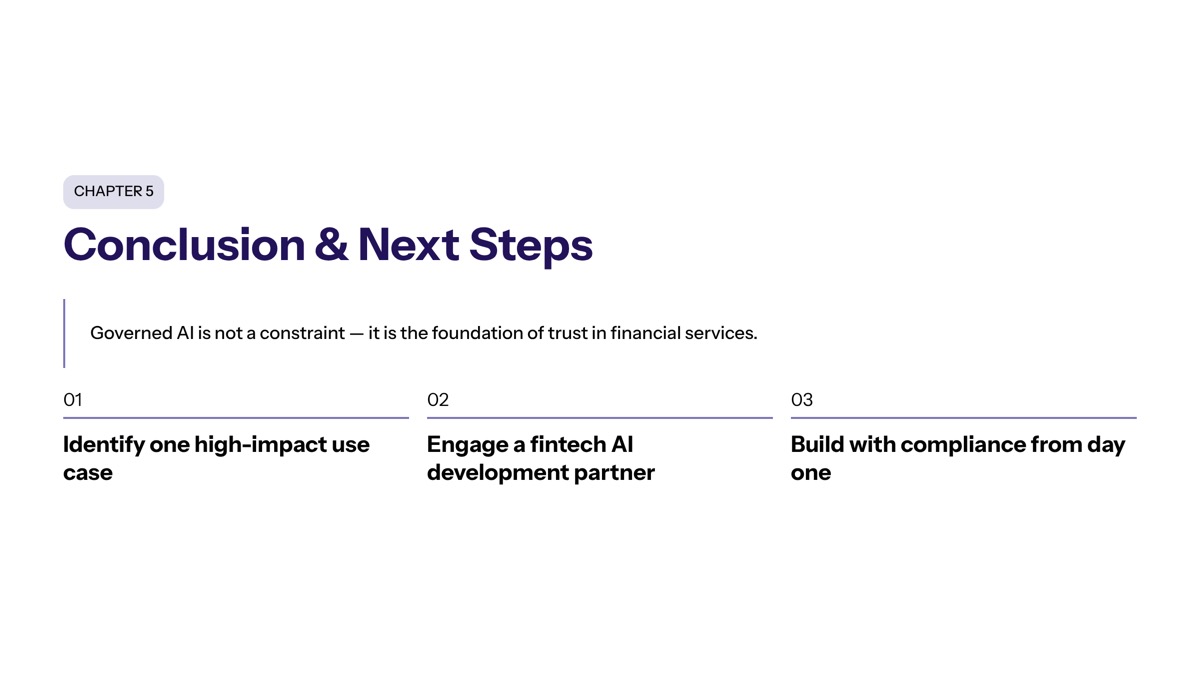 Conclusion and Next Steps section visual