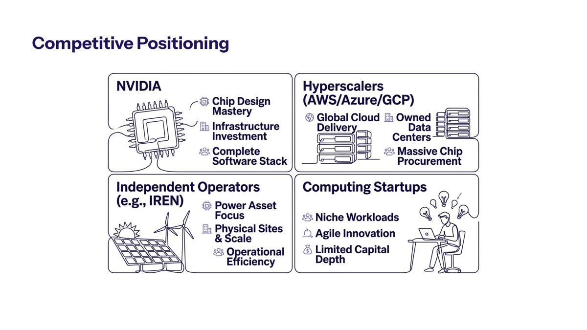 NVIDIA IREN AI infrastructure deal visual for Competitive Positioning Analysis