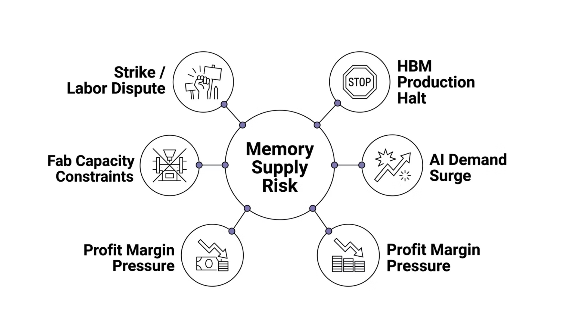 Samsung AI memory chip supply chain section image for Understanding the Samsung Labor Crisis