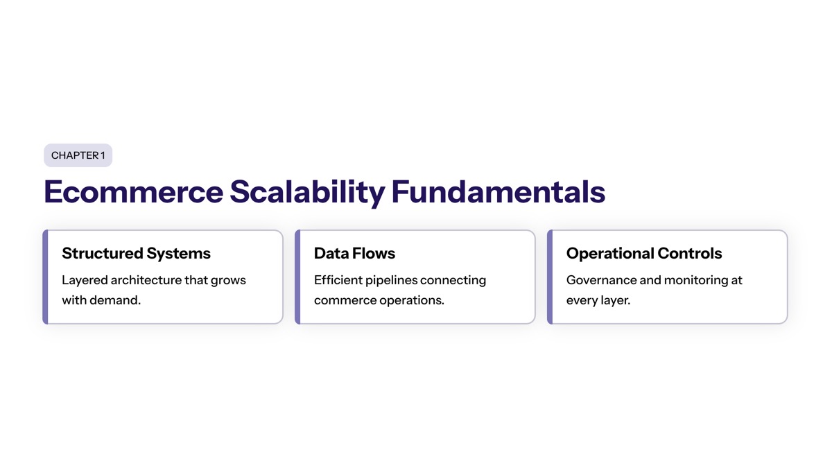 Understanding Ecommerce Scalability Fundamentals section visual