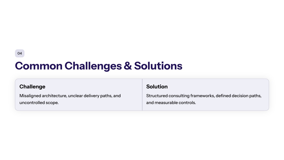 Common Challenges and Solutions section visual