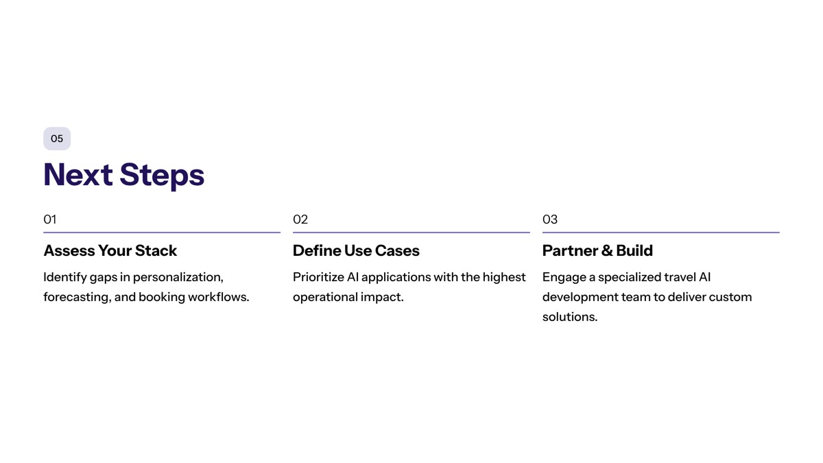 Conclusion and Next Steps section visual
