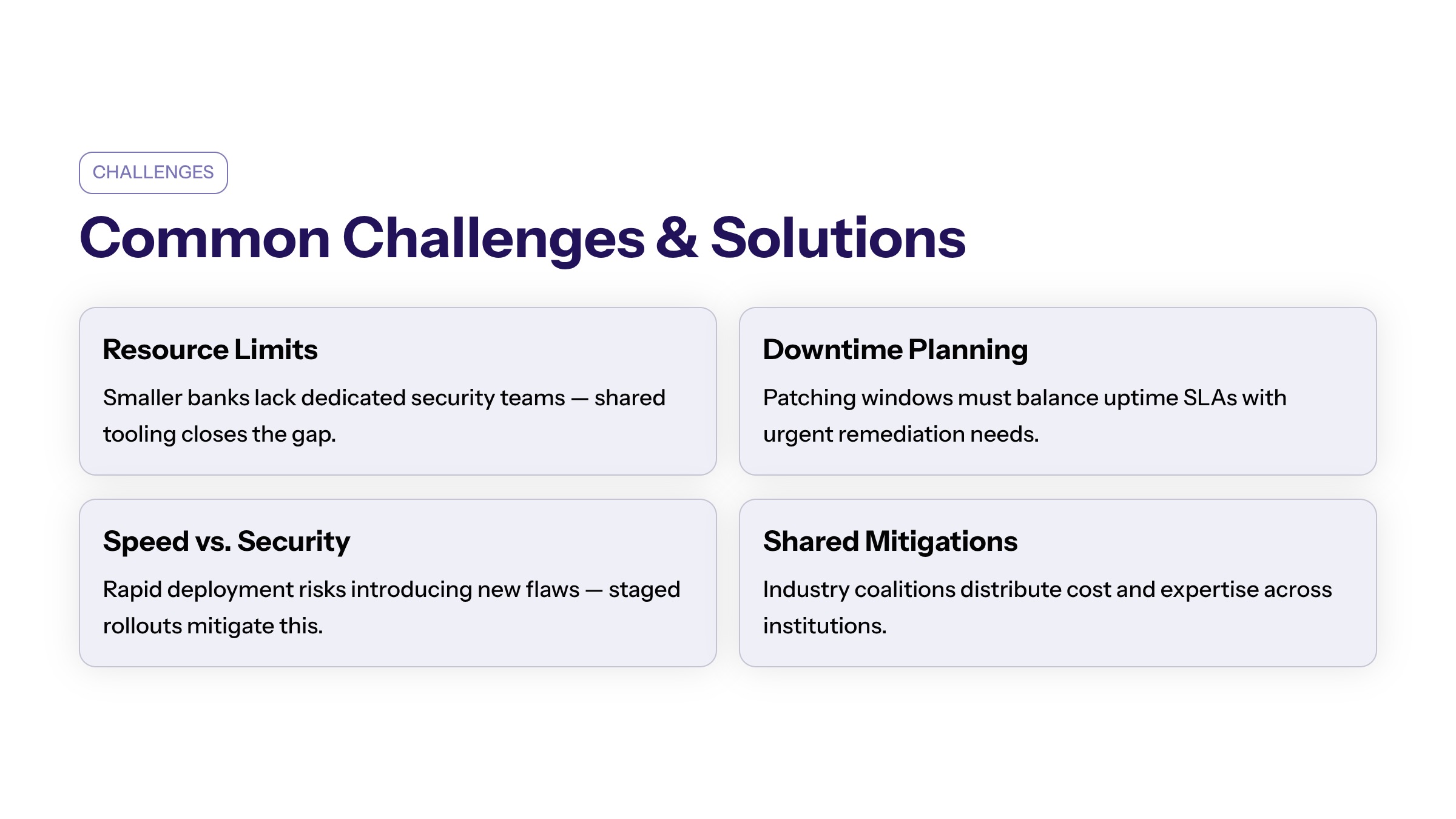 US banks Anthropic Mythos vulnerabilities section image for Common Challenges and Solutions