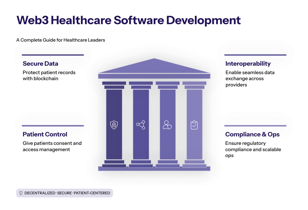 Web3 Healthcare Software Development: A Complete Guide for Healthcare Leaders overview visual