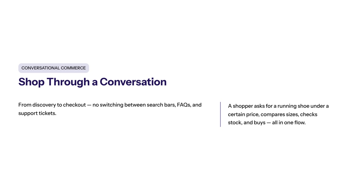 Conversational AI for ecommerce visual for What Is Conversational Commerce?