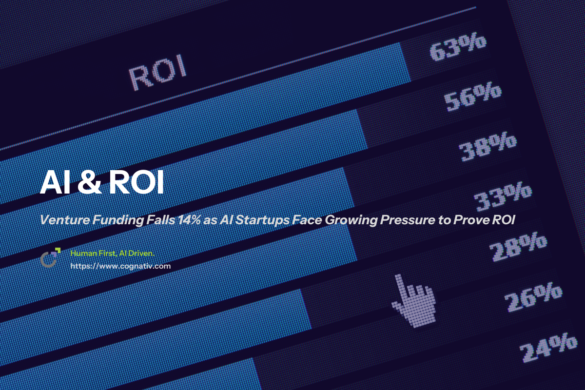 Venture Funding Dips as AI Startups Face ROI Pressure Challenges