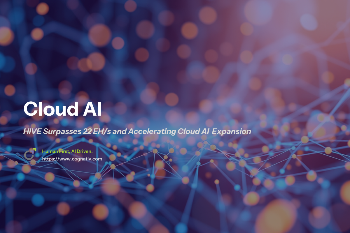 HIVE Digital Technologies Surpasses 22 EHs Boosting AI Cloud Capacity