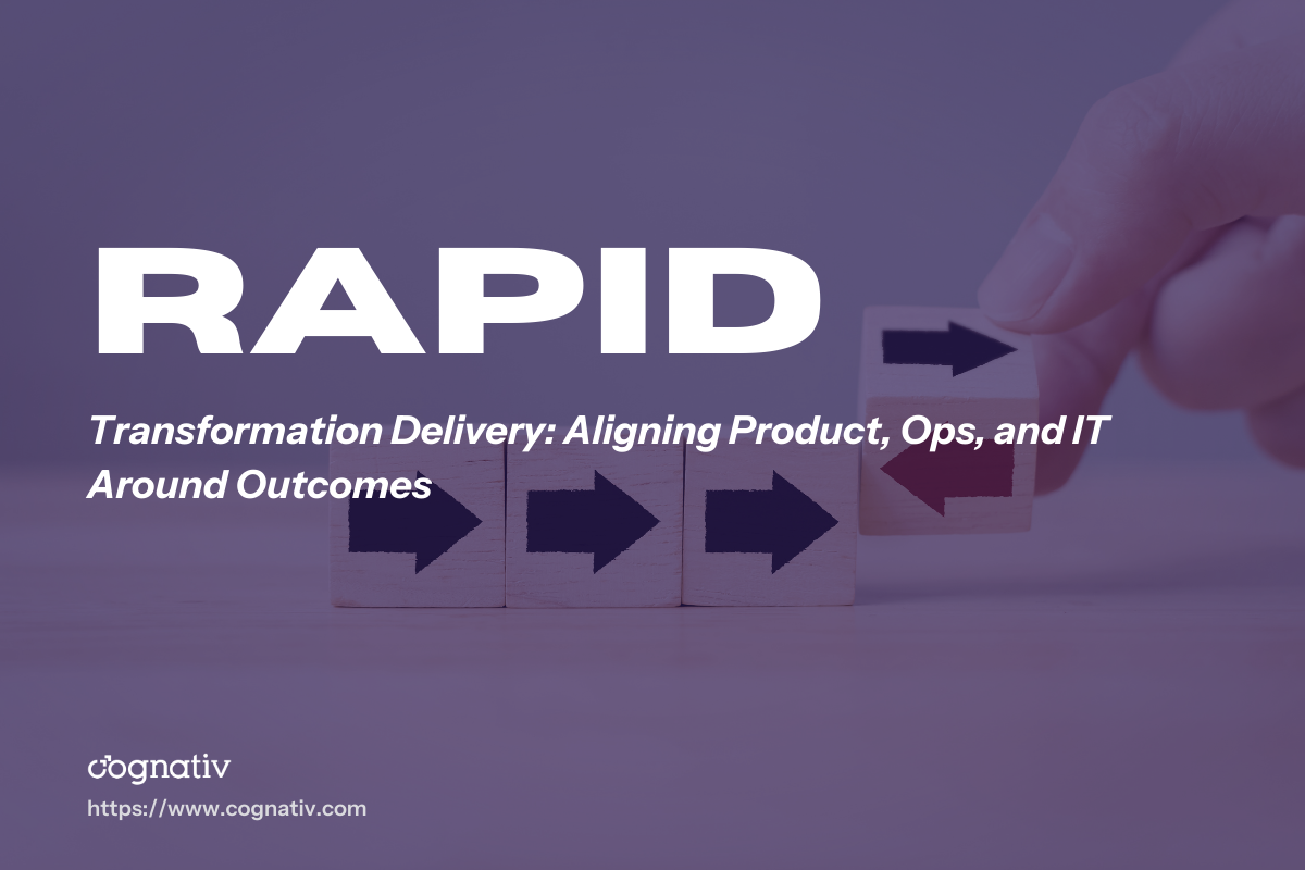 Transformation Delivery Aligning Product Ops and IT Around Outcomes