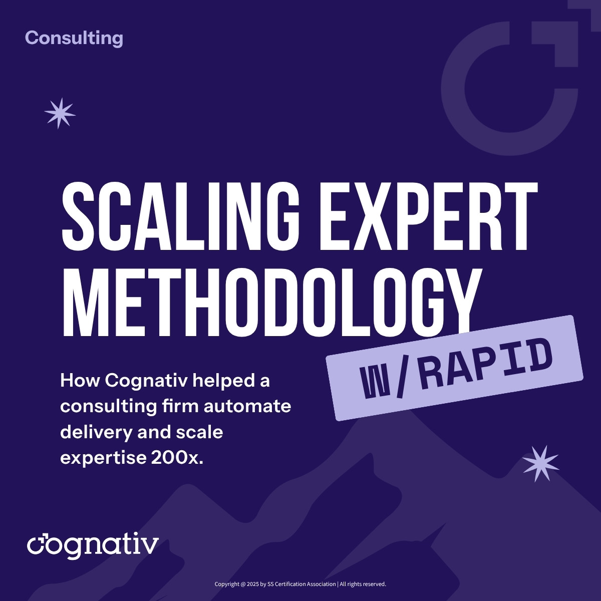 Cognativ consulting case study cover for scaling expert methodology