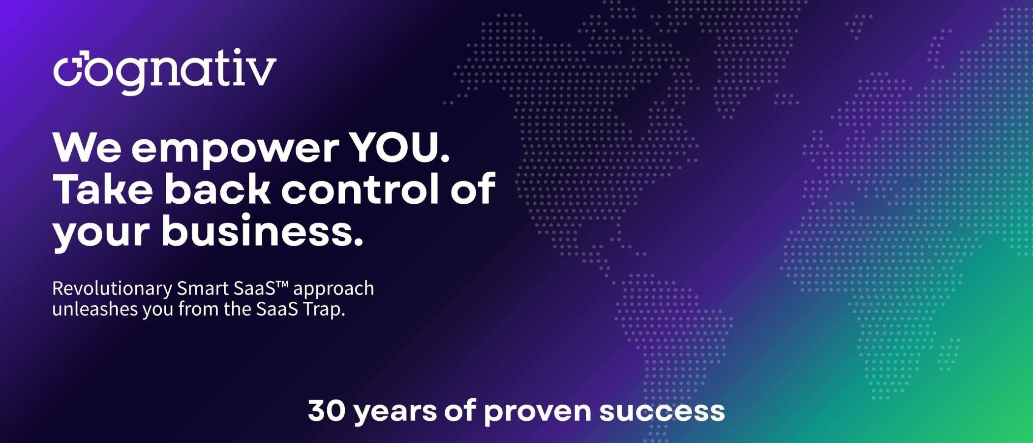 Contact Cognativ and escape from the SaaS Trap!