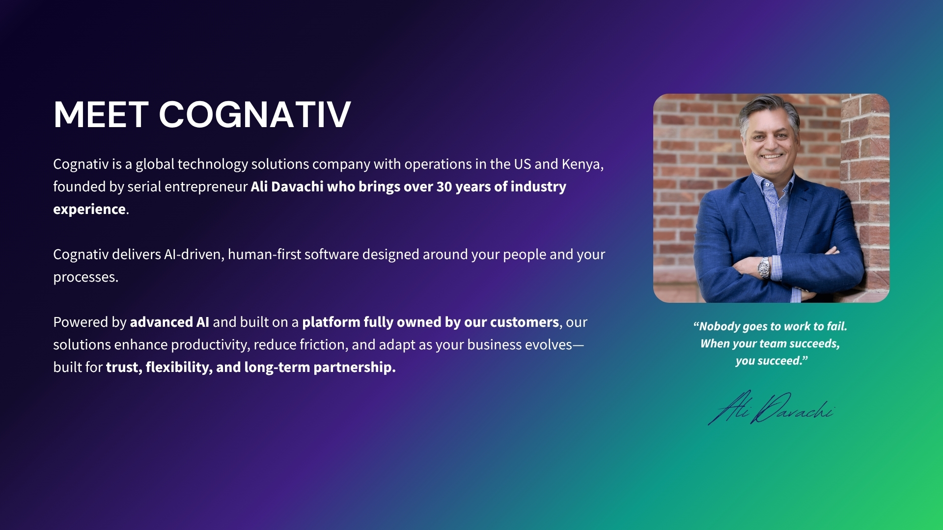 Cognativ About Us Banner