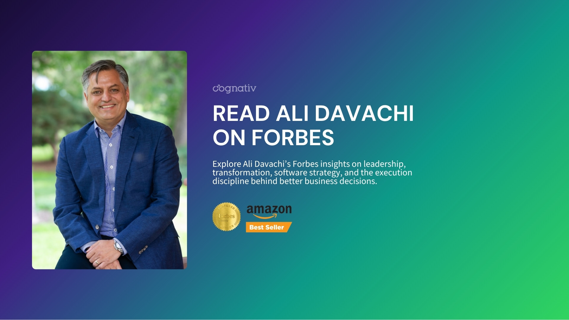 Ali Davachi on Forbes