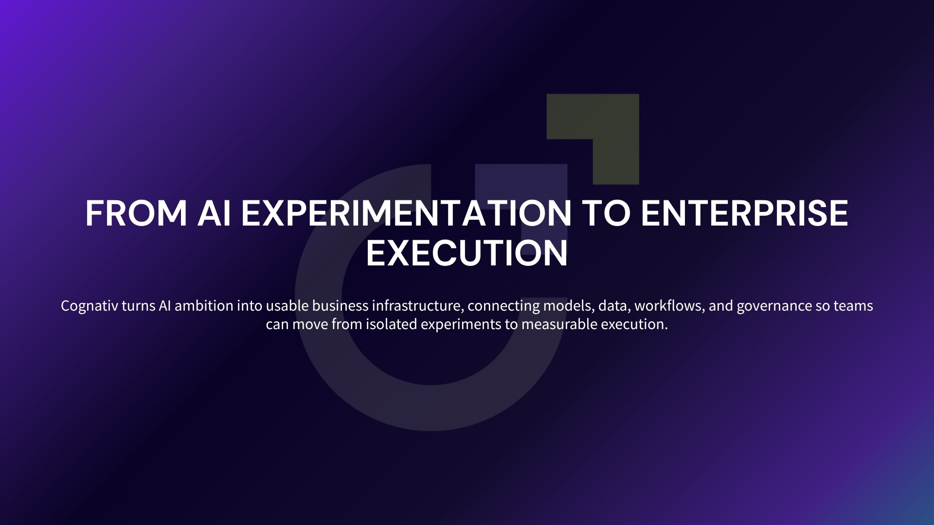 Enterprise Execution