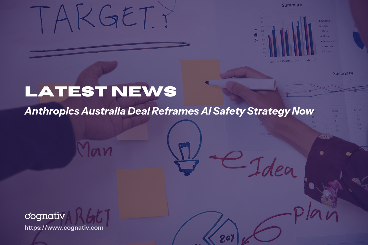Anthropics Australia Deal Reframes AI Safety Strategy