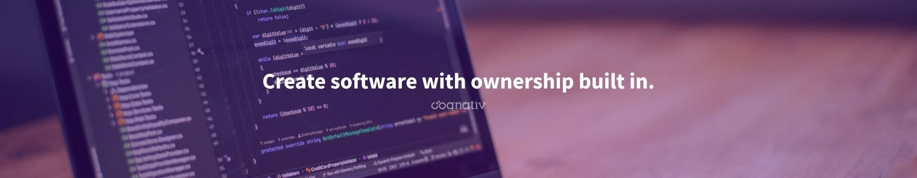 Create software with ownership built in.